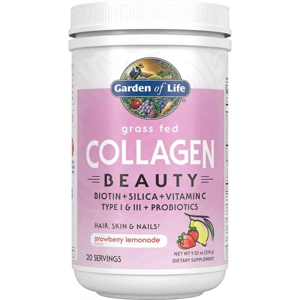 GARDEN OF LIFE Collagen Beauty Strawberry Lemonade (Skin, Hair, Joints) 270g