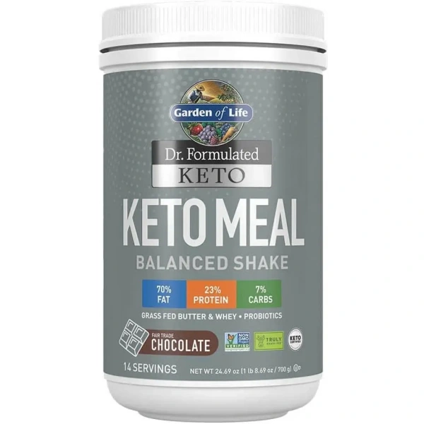 GARDEN OF LIFE Dr. Formulated Keto Meal Balanced Shake 700g Czekolada