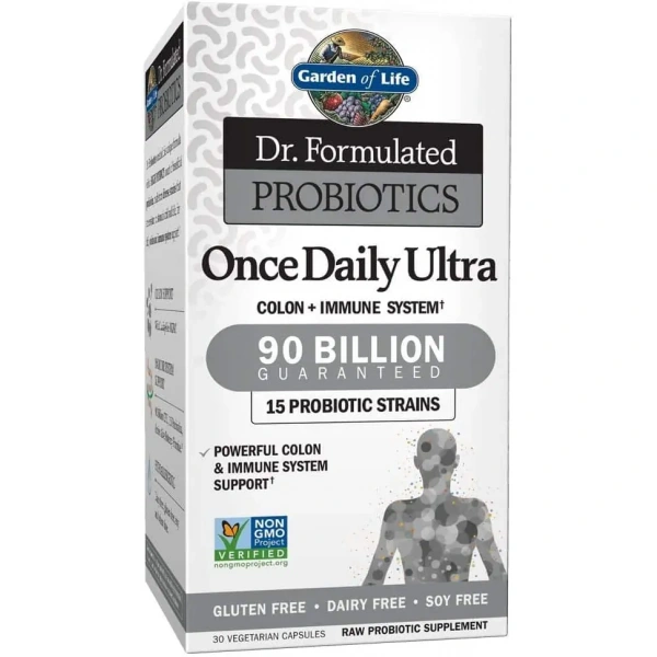 GARDEN OF LIFE Dr. Formulated Probiotics Once Daily Ultra 30 Vegetarian Capsules