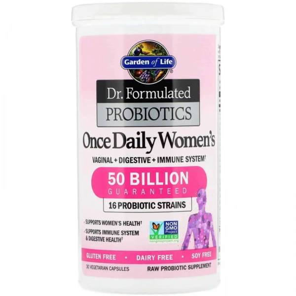 GARDEN OF LIFE Dr. Formulated Probiotics Once Daily Women's 30 Vegetarian Capsules