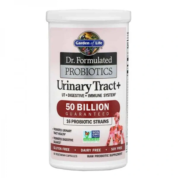 GARDEN OF LIFE Dr. Formulated Probiotics Urinary Tract+ 60 Kapsułek wegetariańskich