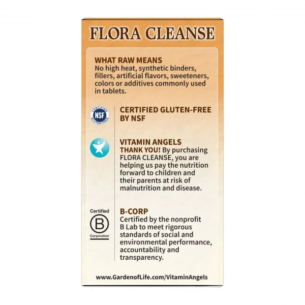 GARDEN OF LIFE Flora Cleanse 60 Capsules