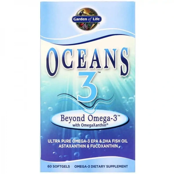 GARDEN OF LIFE Oceans 3 Beyond Omega-3 60 Kapsułek żelowych