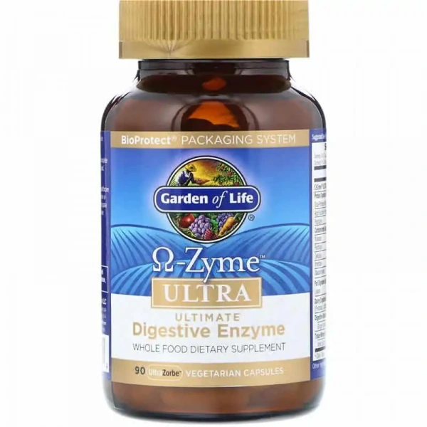 GARDEN OF LIFE Omega Zyme Ultra (Digestive Enzymes) 90 Vegetarian Capsules