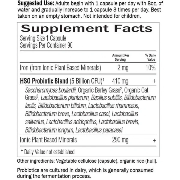 GARDEN OF LIFE Primal Defense ULTRA Probiotic Formula (Probiotic - Supports Healthy Bowel Movement) 90 vegetarian capsules