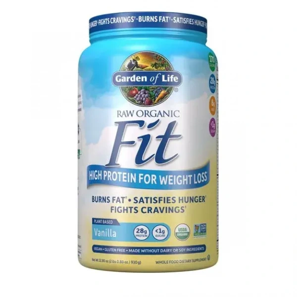 GARDEN OF LIFE RAW Organic Fit Protein (High Protein for Weight Loss) 930g Vanilla
