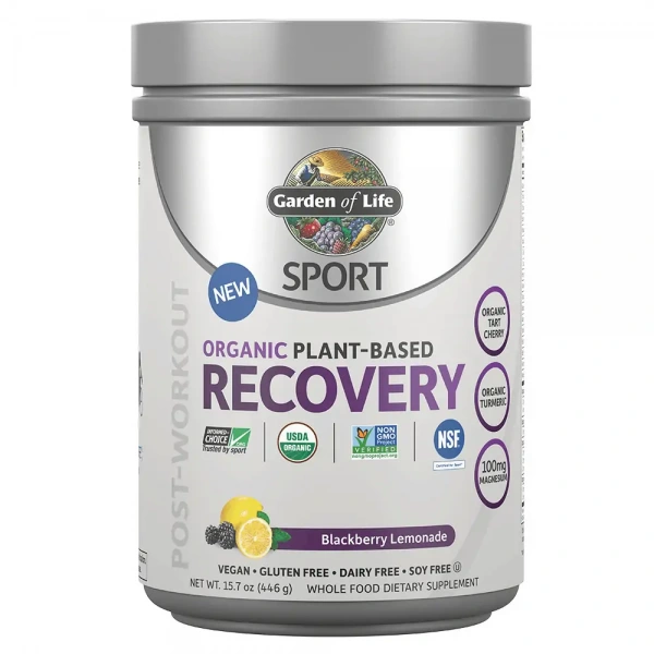 GARDEN OF LIFE SPORT SPORT Organic Plant-Based Recovery (After Workout Recovery - NSF Certified for Sport) 446g