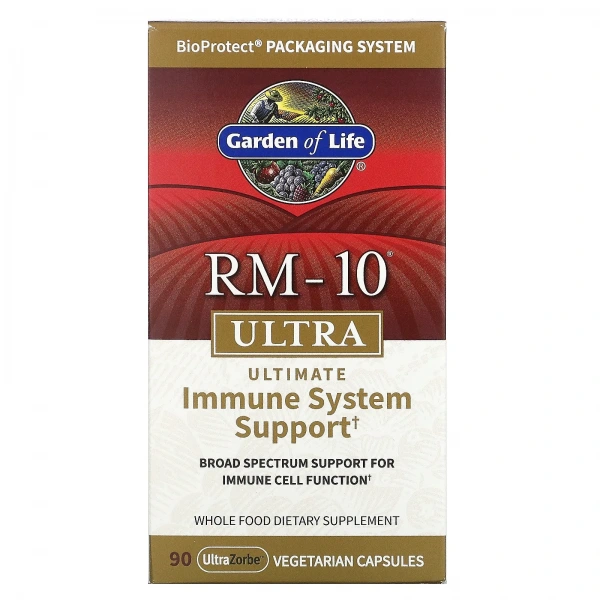 GARDEN OF LIVING RM-10 Ultra 90 UltraZorbe vegetarian capsules