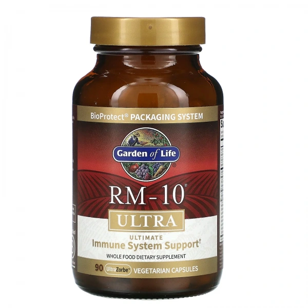 GARDEN OF LIVING RM-10 Ultra 90 UltraZorbe vegetarian capsules