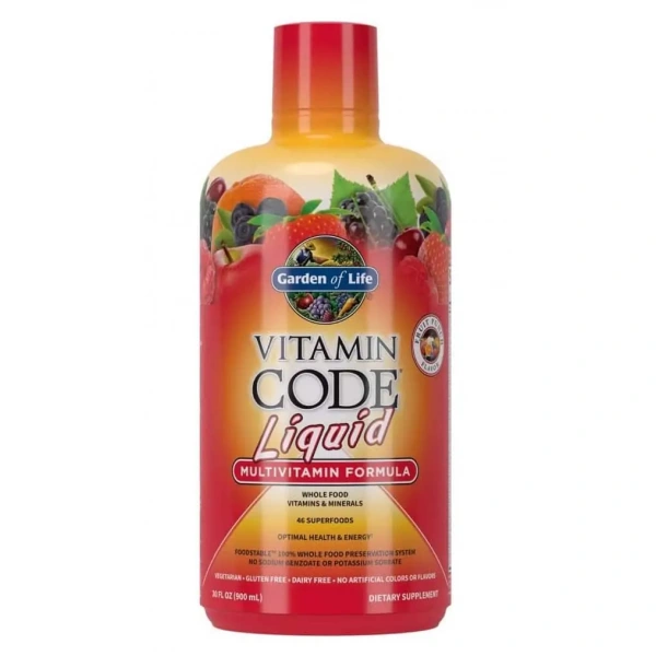GARDEN OF LIFE Vitamin Code Liquid Multivitamin 900ml Fruit Punch