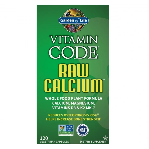GARDEN OF LIFE Vitamin Code RAW Calcium 120 Vegetarian capsules