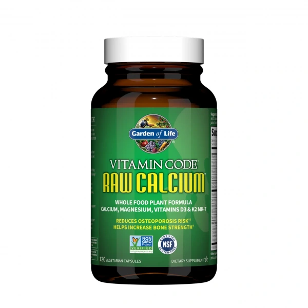GARDEN OF LIFE Vitamin Code RAW Calcium 120 Vegetarian capsules