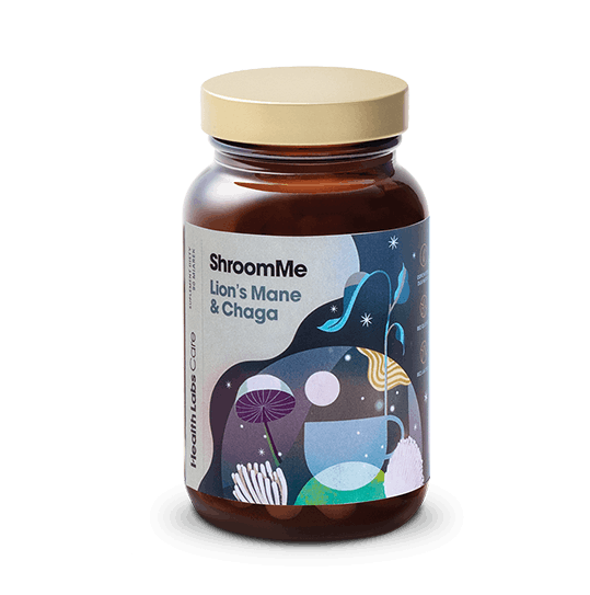 HEALTH LABS ShroomMe Reishi & Cordyceps (Adaptogeny) 90 Porcji