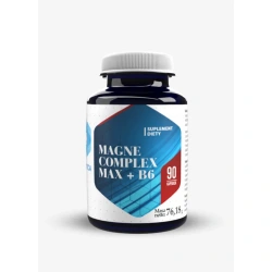 HEPATICA Magne Complex Max + B6 (Energia, Metabolizm energetyczny) 90 Kapsułek