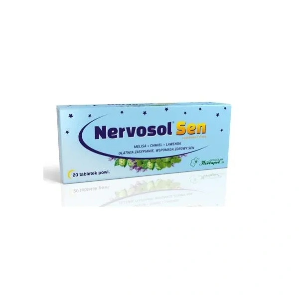 Nervosol sen (Promotes falling asleep, Healthy sleep) 20 Tablets