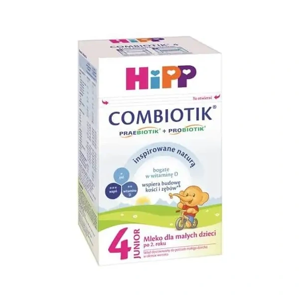 HIPP Junior COMBIOTIK 4 (Mleko modyfikowane dla dzieci po 2 roku życia) 600g
