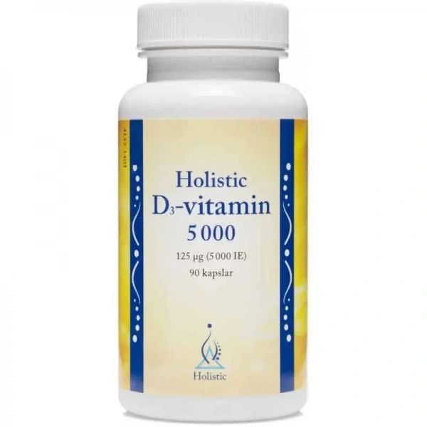 HOLISTIC D3-vitamin 5000 (Witamina D3) 90 Kapsułek