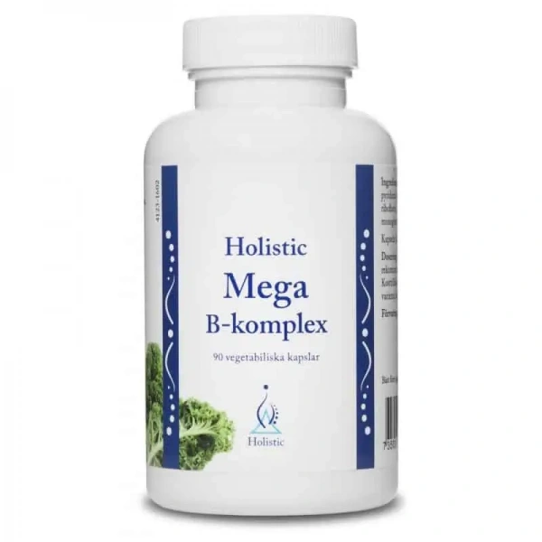 HOLISTIC Mega B-komplex (B vitamins) 90 vegetarian capsules