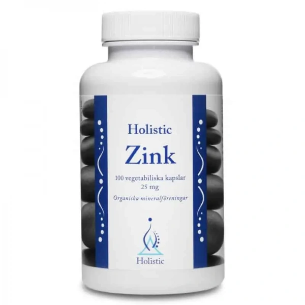 HOLISTIC Zinc 25mg (Zinc) 100 Vegetarian capsules