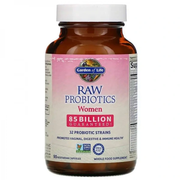 GARDEN OF LIFE Raw Probiotics Women (Probiotyk dla Kobiet) 90 Kapsułek wegetarianskich