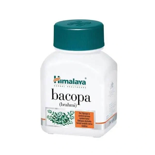 Himalaya Bacopa (Wsparcie Pamięci i Pracy Mózgu) 60 Kapsułek wegetarianskich