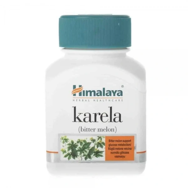 HIMALAYA Karela (Bitter Melon, Regulates Blood Sugar) 60 Capsules