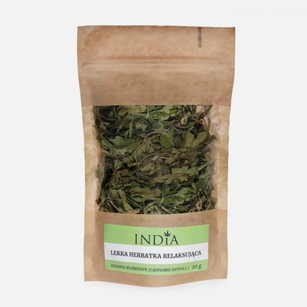 INDIA COSMETICS Lekka herbatka relaksująca (Light hemp tea) 20g