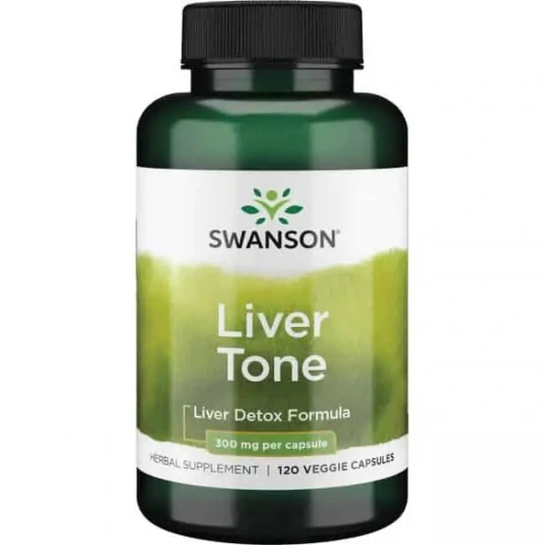 SWANSON Liver Tone Liver Detox Formula (Wsparcie wątroby) 120 Kapsułek wegetariańskich