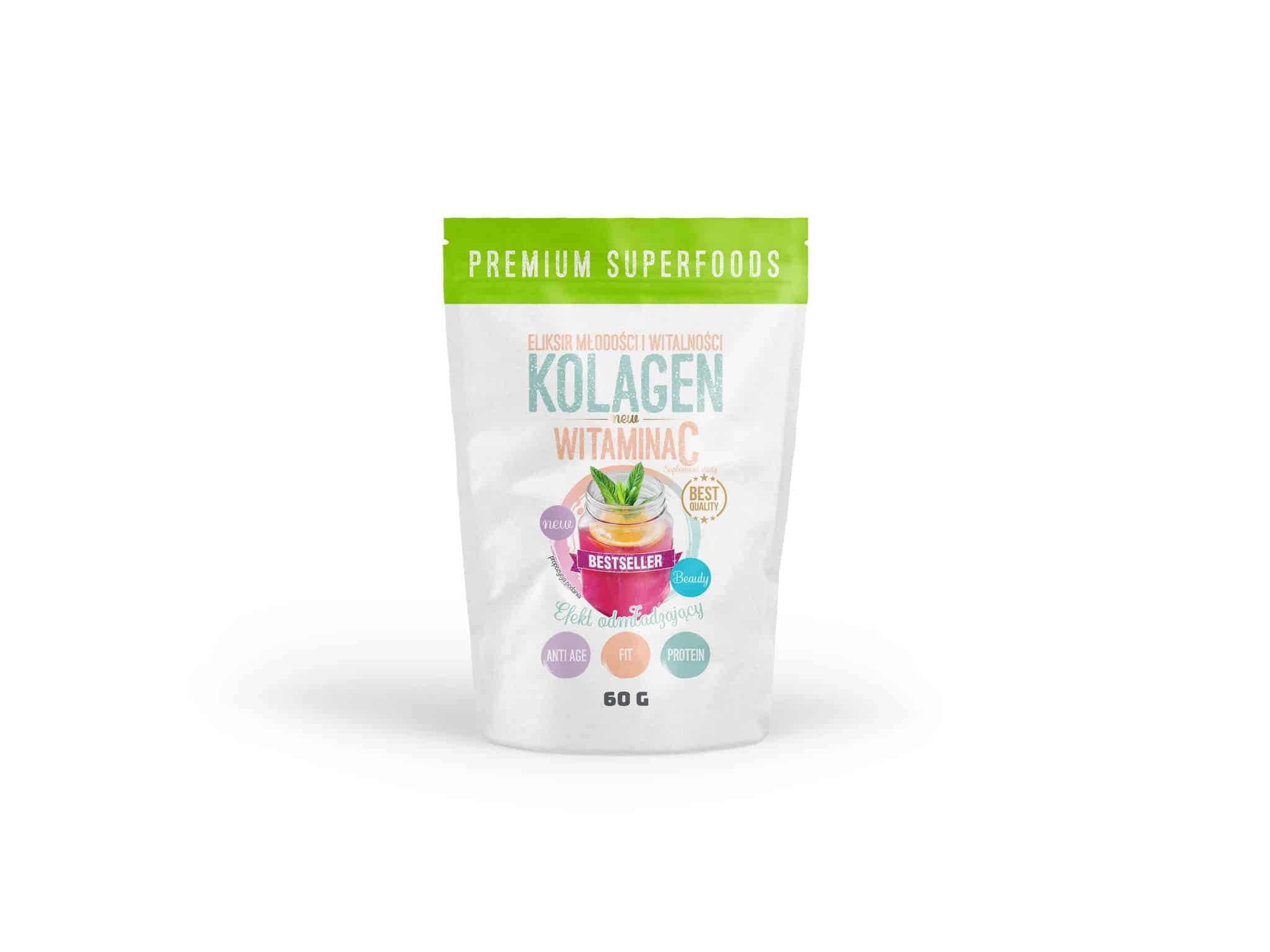 INTENSON Kolagen (Skóra, Chrząstki, Kości)  60g