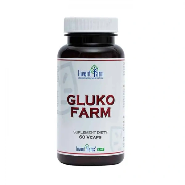 INVENT FARM Gluko Farm (Metabolizm Węglowodanów) 60 Kapsułek wegetariańskich
