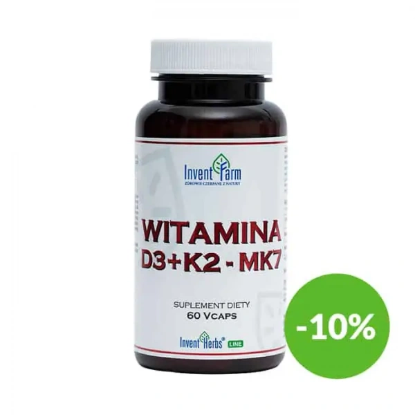 INVENT FARM Vitamin D3 + (K2-MK7) 60 capsules