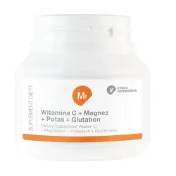INVEX REMEDIES Witamina C Magnez Potas Glutation (Funkcjonowanie mitochondriów) 150g