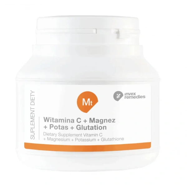 INVEX REMEDIES Vitamin C Magnesium Potassium Glutathione (Mitochondrial Function) 150g