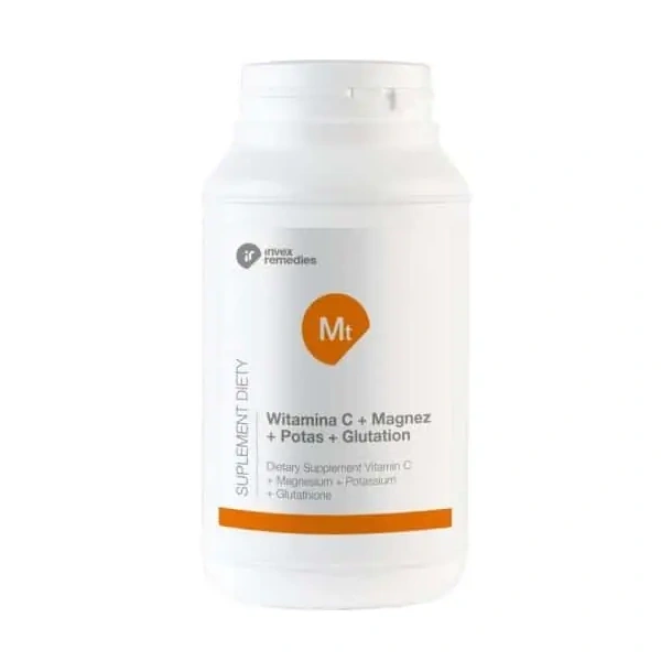 INVEX REMEDIES Vitamin C Magnesium Potassium Glutathione (Mitochondrial Function) 450g