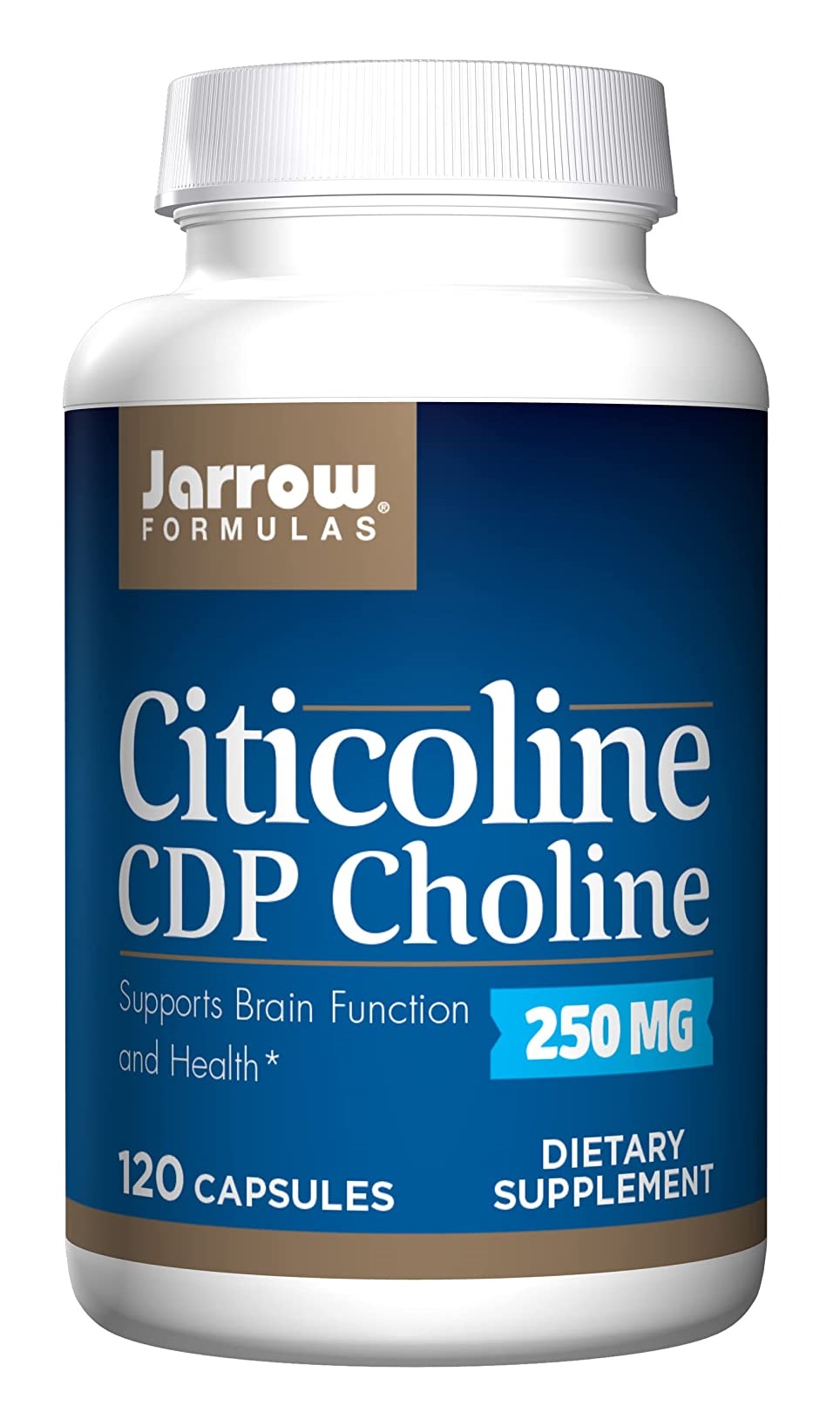 JARROW FORMULAS Citicoline CDP Choline (Cytykolina CDP Cholina - Wspiera Pracę Mózgu) 250mg 120 kapsułek