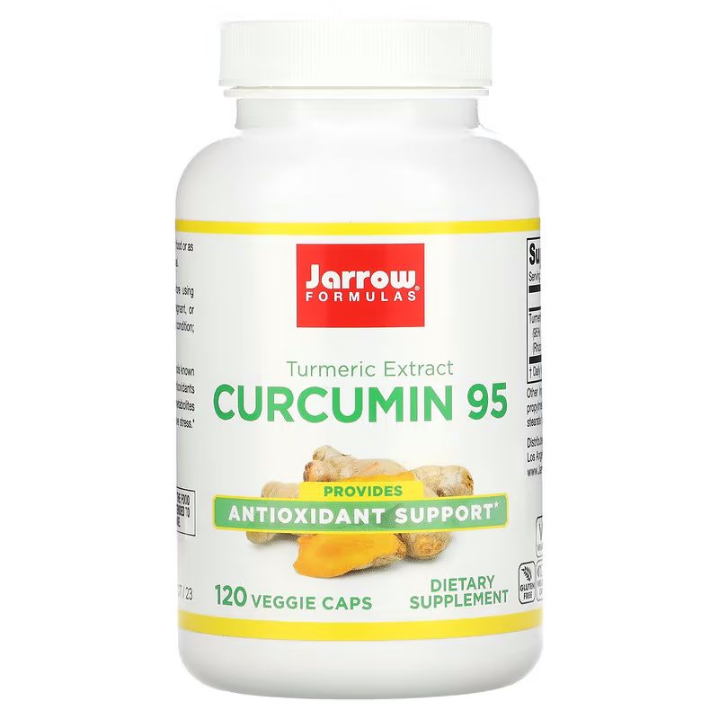 JARROW FORMULAS Curcumin 95 (Kurkumina) 500mg  - 120 kapsułek wegetariańskich