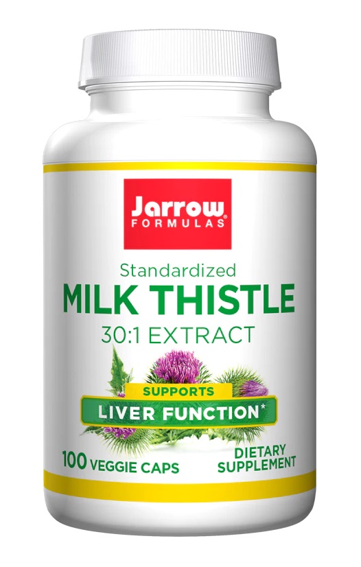 JARROW FORMULAS Milk Thistle (Ostropest Plamisty) 100 Kapsułek wegetariańskich