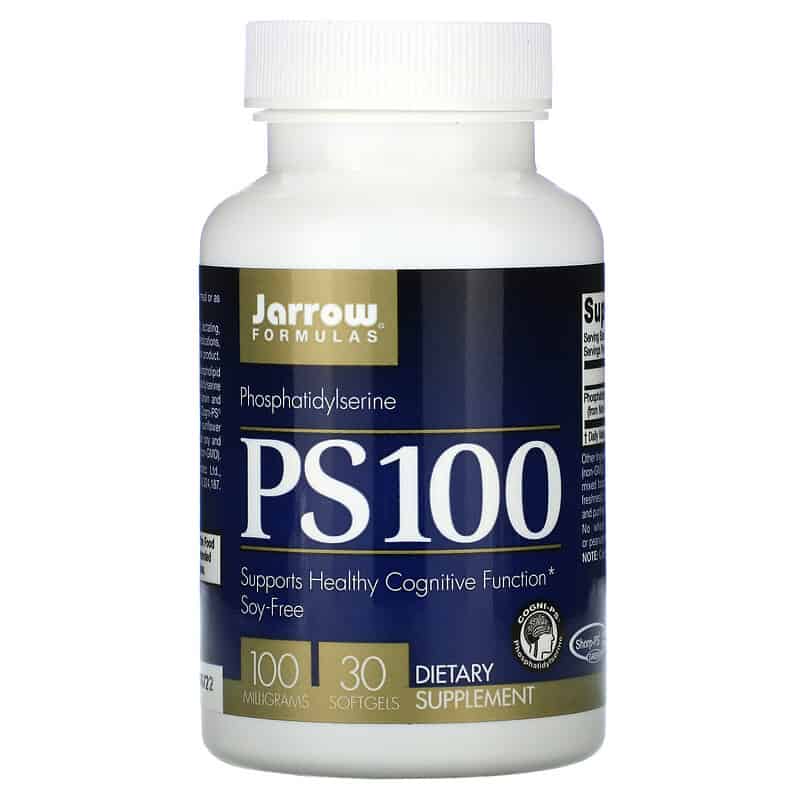 JARROW FORMULAS PS 100 (Błony komórkowe) 30 Kapsułek żelowych