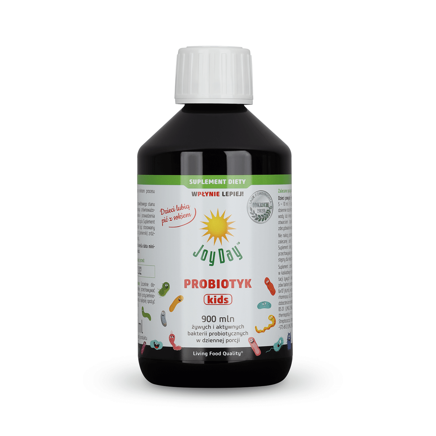LIVING FOOD EKO Probiotyk Joy Day KIDS 300ml