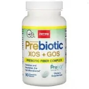 JARROW FORMULAS Prebiotics XOS+GOS (Prebiotyk Ksylooligosacharydy + Galaktooligosacharydy) 90 Tabletek do żucia