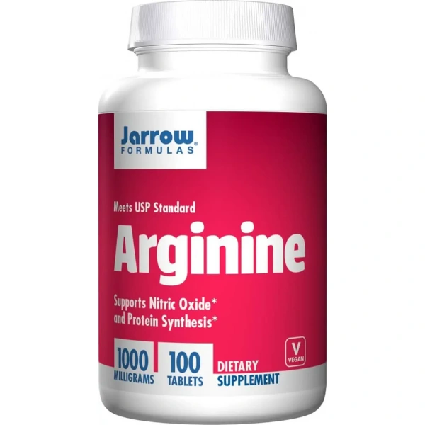 JARROW FORMULAS Arginine 1000mg 100 vegan tablets