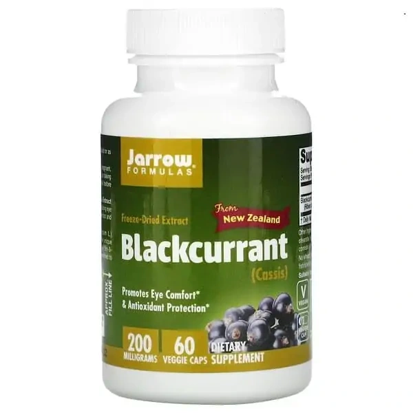 JARROW FORMULAS Blackcurrant 200mg (Czarna porzeczka) 60 Kapsułek wegetariańskich