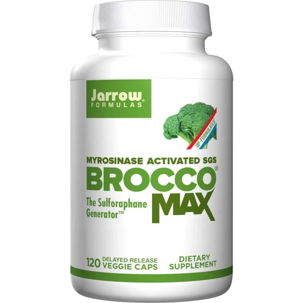 JARROW FORMULAS Brocco Max Sulforafan 35mg (Ekstrakt z nasion Brokułów) 120 Kapsułek wegetariańskich