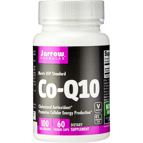 JARROW FORMULAS Co-Q10 100mg (Coenzyme Q10 - Ubiquinon) 60 Capsules