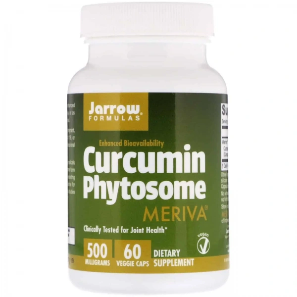 JARROW FORMULAS Curcumin Phytosome 500mg (Meriva) 60 Vegetarian Capsules