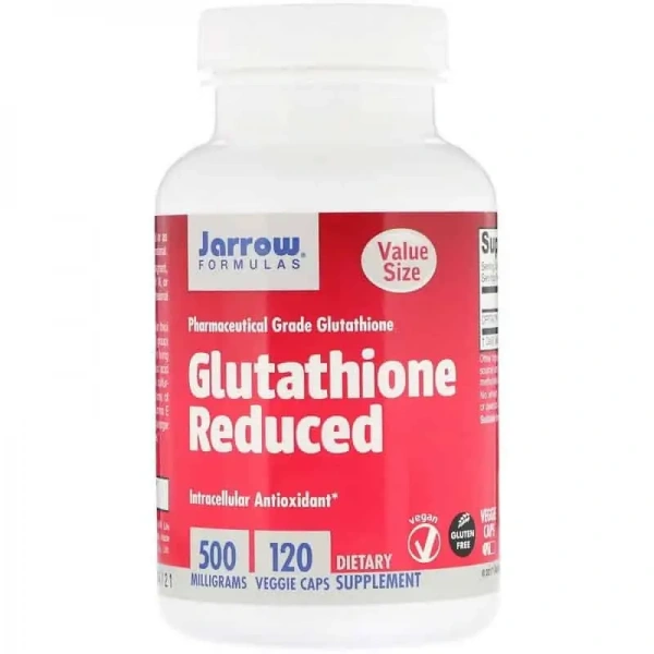 JARROW FORMULAS Glutathione Reduced (Glutation - Antyoksydant) 120 kapsułek