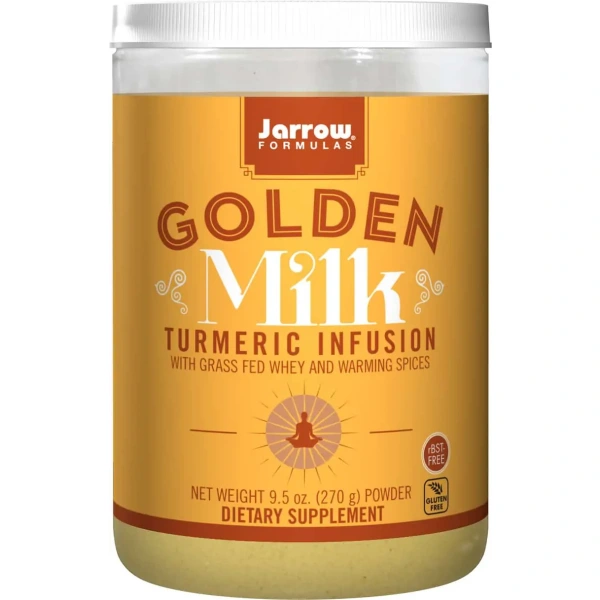 JARROW FORMULAS Golden Milk Turmeric Infusion (A combination of Milk, Whey proteins and Indian Spices) 270g