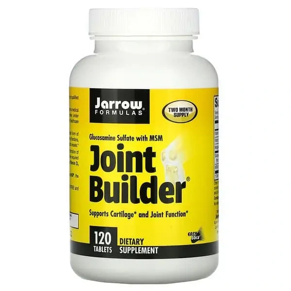 JARROW FORMULAS Joint Builder Glucosamine Sulfate with MSM 120 Tablets
