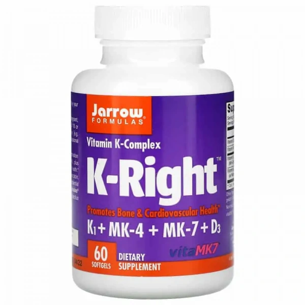 JARROW FORMULAS K-Right (Vitamin K Complex) 60 Softgels