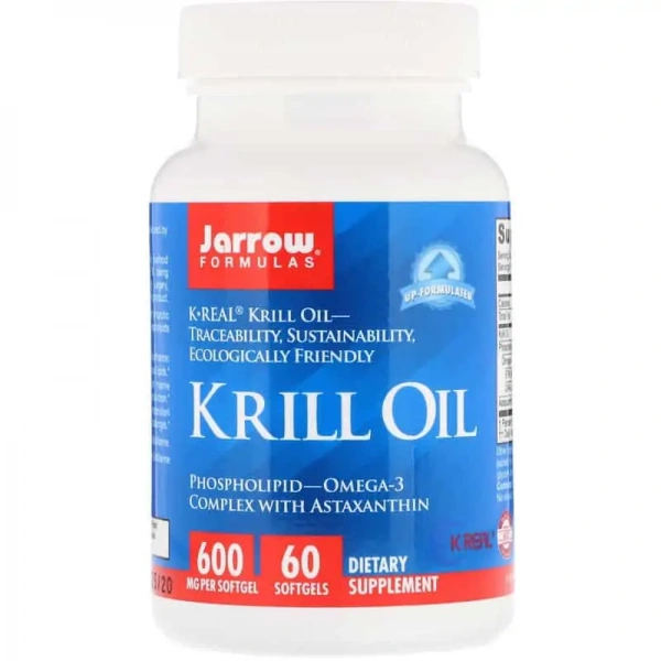JARROW FORMULAS Krill Oil (Olej z Kryla) 60 Kapsułek żelowych